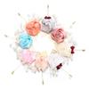 Women Men Pearl Beaded Charm Gift Wedding Boutonniere Brooch Rose Flower Corsage Bride Groom