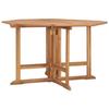 VidaXL Folding Garden Dining Table 110x110x75 Cm Solid Teak