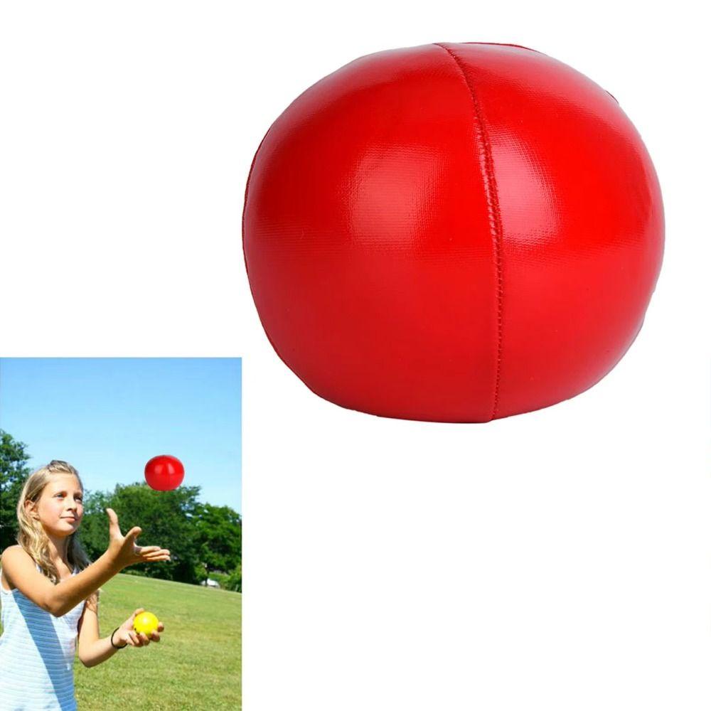 Interactive Toys Juggling Ball PU Leather Circus Ball Portable Clown Juggle Ball Professionals
