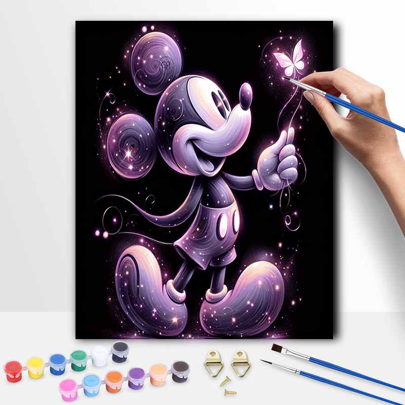 Disney Набор для рисования Микки Маус Sparkle Art Масляные краски Точки Декор для дома и стен