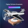 Car Perfume and Aromatherapy with Long-Lasting Light Fragrance, High-End Solar-Powered Airplane Ornaments.