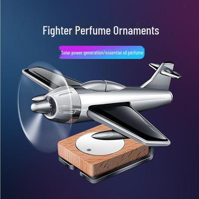 Ароматерапевтическое украшение для автомобиля на солнечных батареях: Стойкий аромат с эксклюзивным дизайном самолета