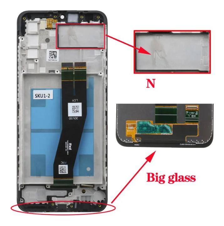 ЖК-экран с рамкой для Samsung A02s A025