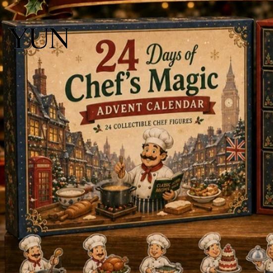 Miniature Advent Calendar 2026 Career Calendar, 24-Day Countdown Box with Mini Occupation Interactive Parent Child Toy Figures, Community Helper