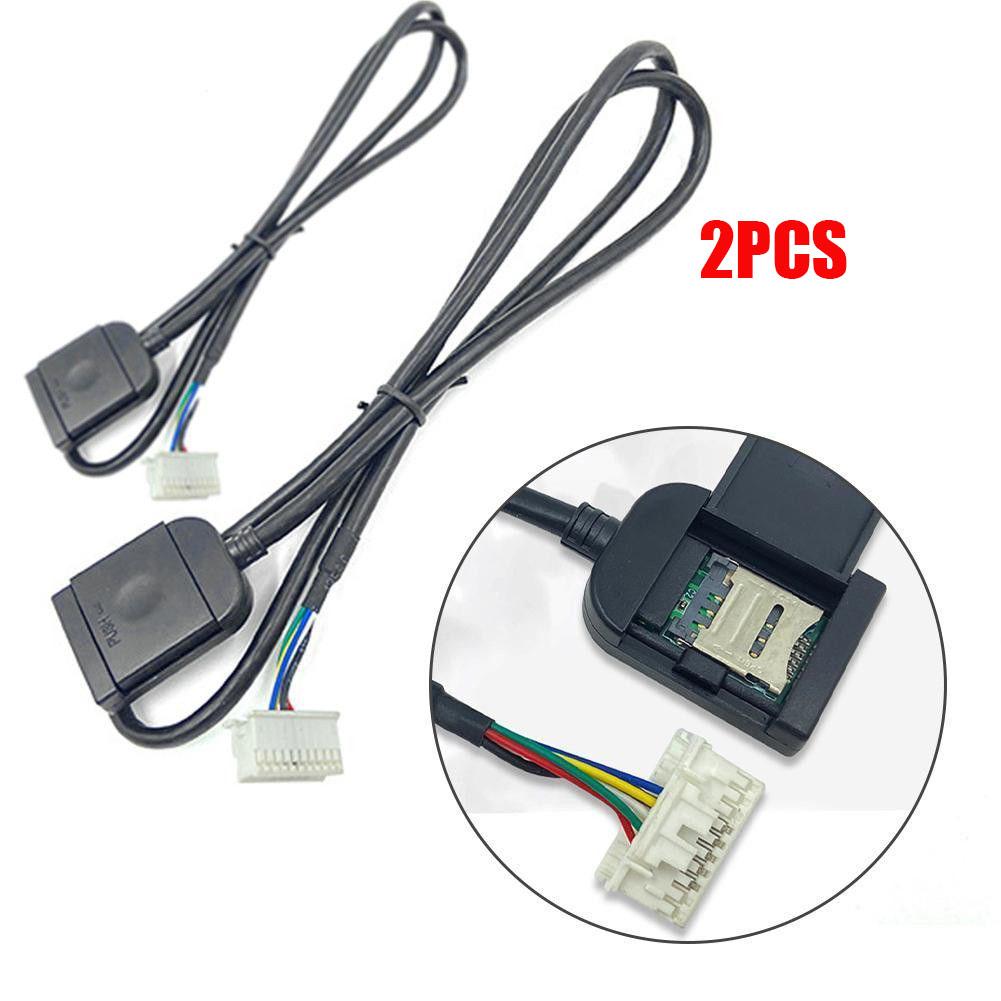 1-5Pcs Sim Card Slot Adapter For Android Multimedia With 20pin Cable Car Accessories Replacement Part For Stereo Radio Head Unit