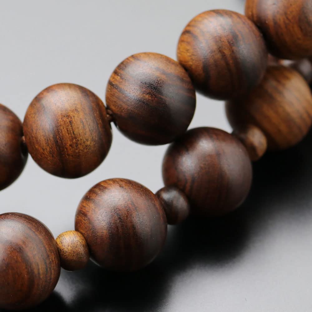 Четки секты Дзёдо для мужчин Санма Дзёдо сандаловое дерево Намиканы санскритские четки Тэнбо Киотские четки Киотские натуральные деревянные двухрядные деревянные