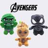Marvel Мстители Черная Пантера Халк Грут Плюшевые Игрушки Мягкий ПП Хлопок Набитые Супергерои