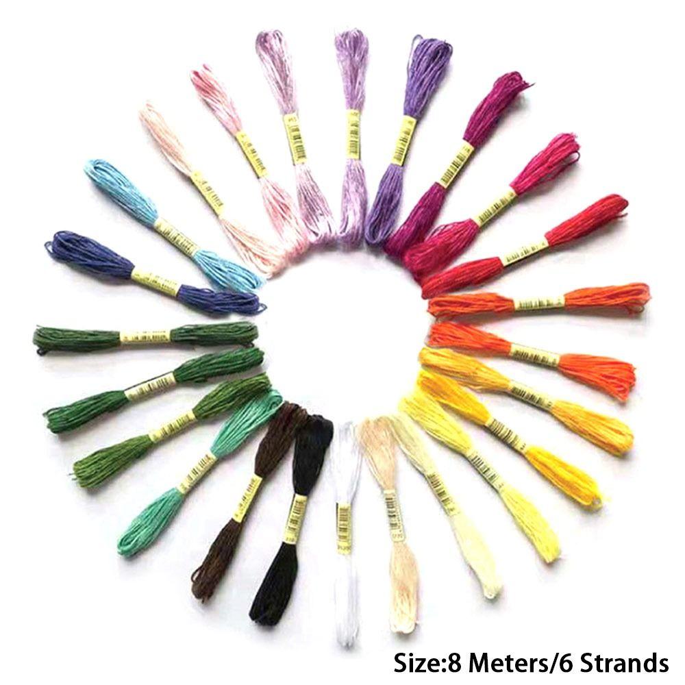24/100/50/100 Cross Stitch Threads Multicolor Sewing Tool New Embroidery Thread