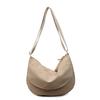 Casual Simple Shoulder Messenger Bag Large Capacity New Dumpling Bag Light and Simple Japanese Dumpling Bag Commuter Bag