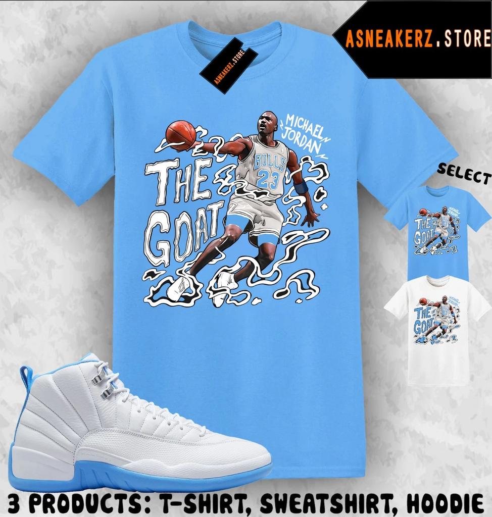 Shirt To Match AJ 12 Melo 2025 Sneaker Matching Tee The Goat MJ T-Shirt