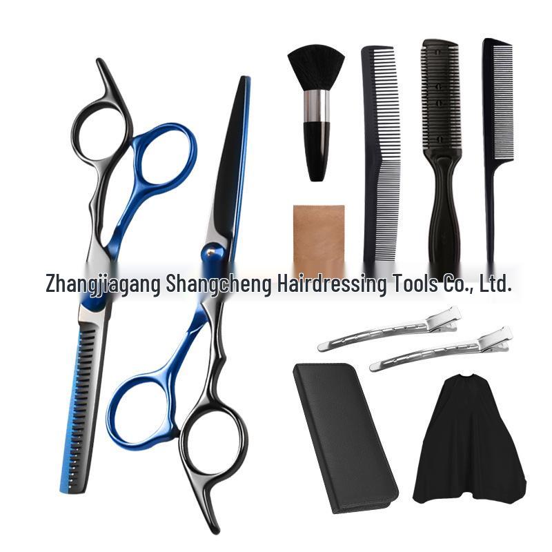 Профессиональный парикмахерский набор ножниц: Филировочные ножницы с плоским срезом для домашнего использования