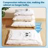 Extra Thick Vacuum Storage Bags - Reusable Compression Bags for Blankets & Down Jackets, Cute Cartoon Travel & Moving Organizers
