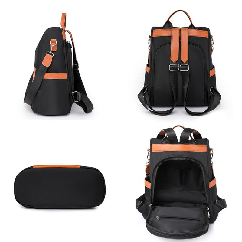 Женский водонепроницаемый нейлоновый рюкзак, повседневный дорожный тканевый противоугонный деловой рюкзак, новая женская школьная сумка