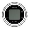 DC 12V 24V Автомобильный вольтметр 52 мм Часомер Светодиодный цифровой дисплей 12V 24V Водонепроницаемый вольтметр Круглый вольтметр Детектор напряжения
