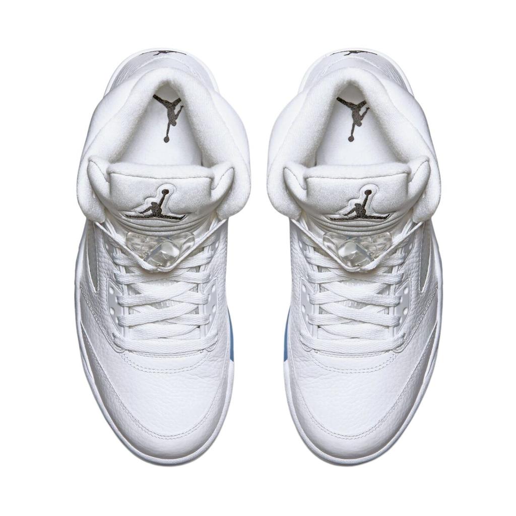 Air Jordan 5 Retro White Metallic 2026 Мужские Кроссовки Металлик-Серебристый Черный HQ7978-103