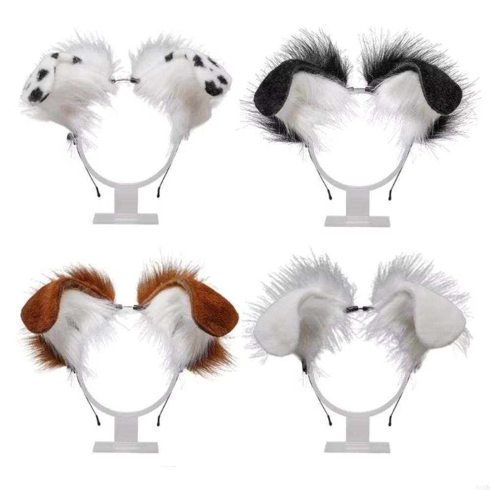 Furry Gothic Headband Animal Lolita Ears Headwear Practical Cosplay Headband  Children