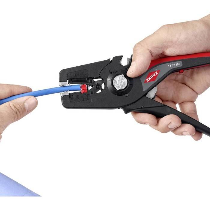 Knipex PreciStrip 16 12 52 195 SB Pince À Dénuder 0.08 À 16 Mm² 6 À 28