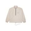 Fear of God Essentials Трек-пуловер с молнией до середины, цвет мох, унисекс, верхняя одежда, кремовый 0202-25050-0026-245