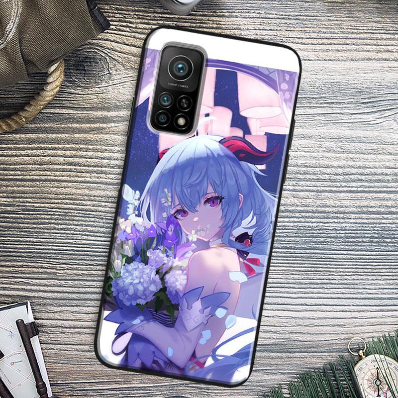 Genshin Impact Ganyu Case For Xiaomi 13 11T 12T Pro 12 Lite 12X Cover For POCO X3 X4 X5 F5 Pro F4 GT C40 M5s F3