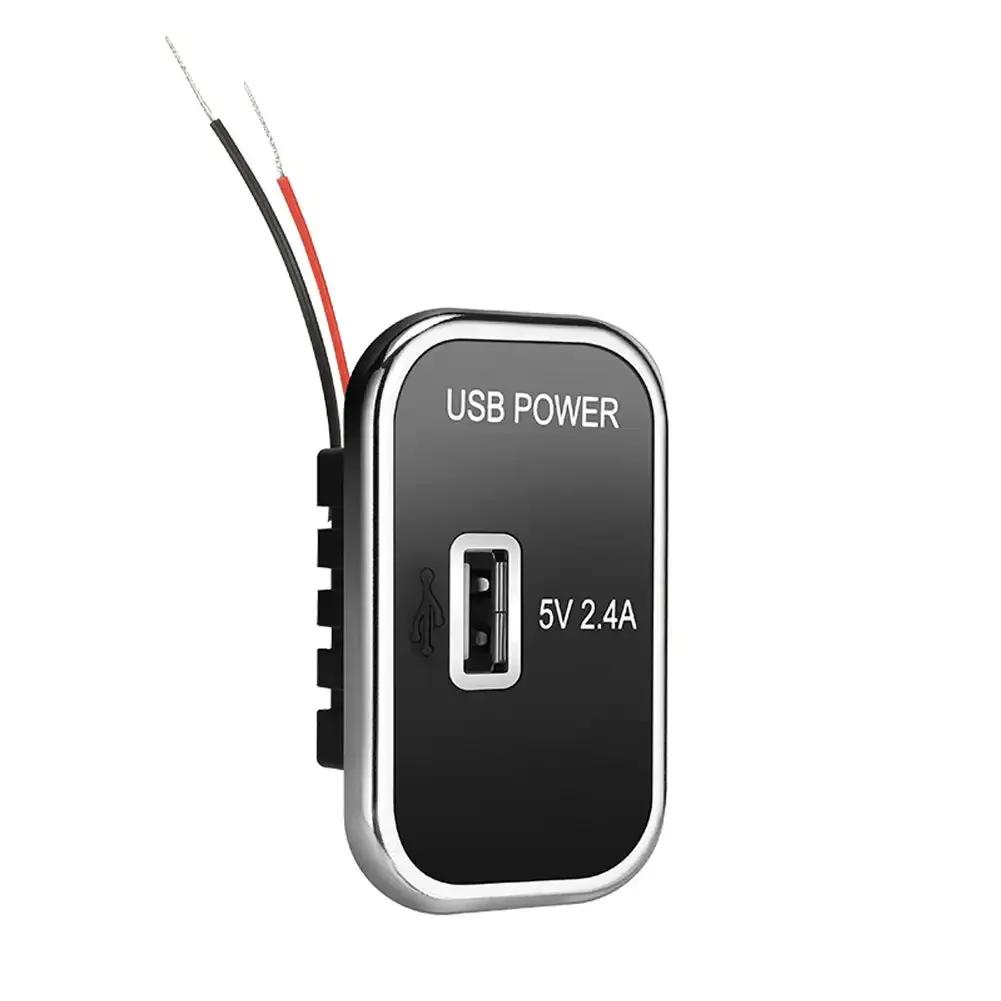PD3.0 QC3.0 автомобильное зарядное устройство гнездо двойной USB 3.1A Type-C быстрая зарядка разветвитель розетка адаптер питания для мотоцикла грузовика квадроцикла лодки автофургона
