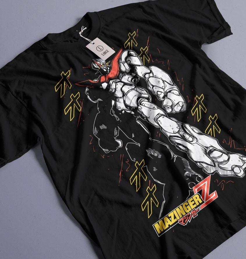 T-shirt MAZINGER Z RARE logo brodé manga anime transzor super robot