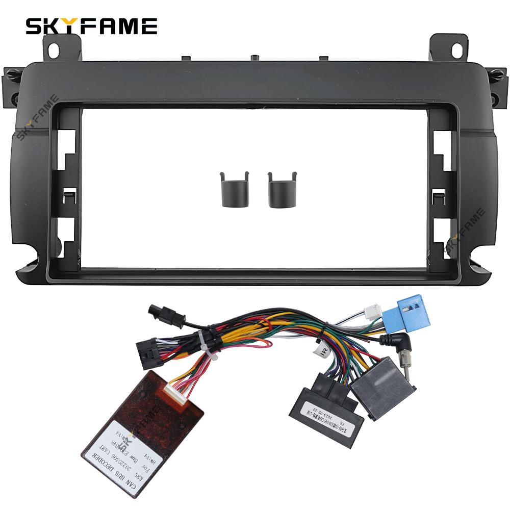 SKYFAME 12,3/9/7 дюйма Автомобильная рамка Панель адаптера Декодер Canbus Коробка Android Радио Панель для установки в приборную панель Для BMW E46 3 серии M3