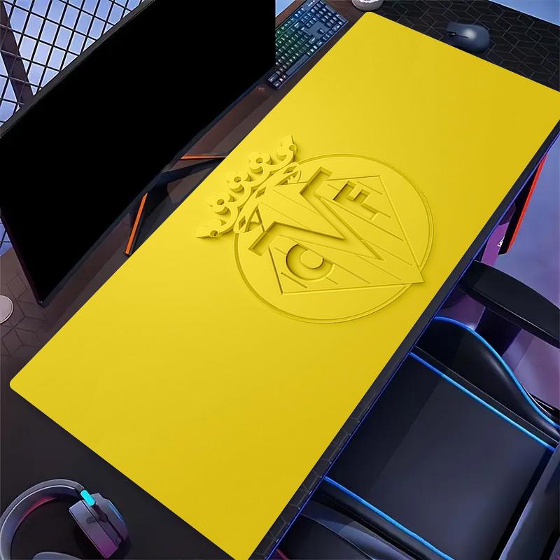 Villarreal Club de Fútbol Print Cushion Non-slip Laptop Tablet Big Mousepad XXL Mat Mini PC Playmat With Lock edge