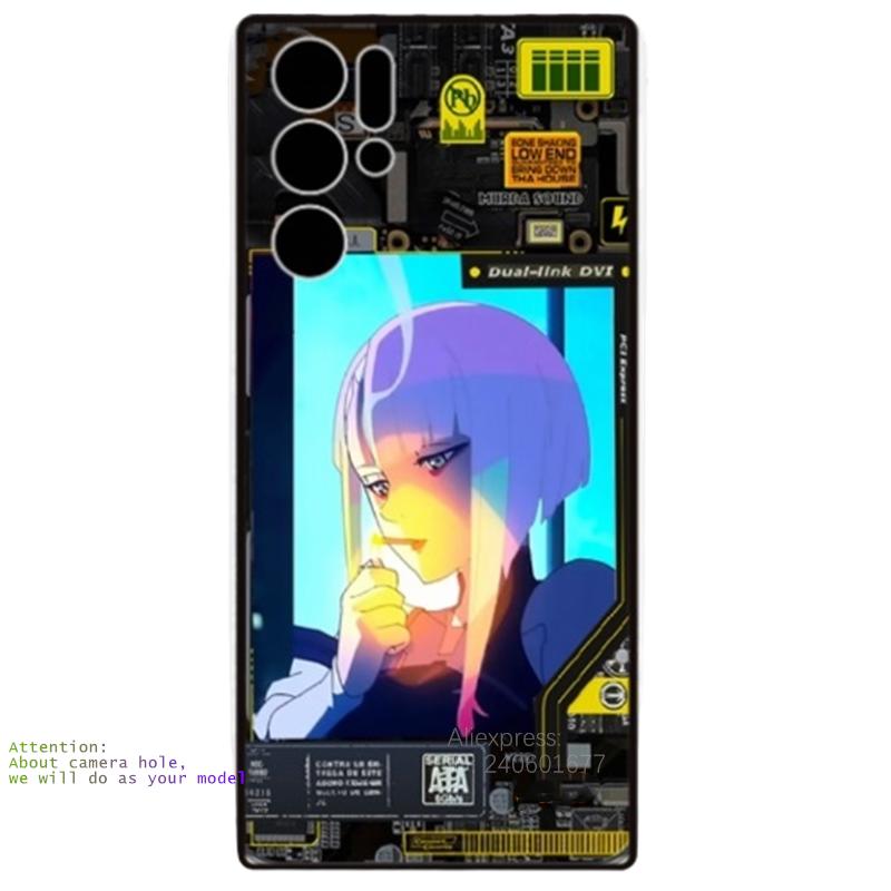 Светящийся чехол-вспышка для ZTE Nubia Red Magic 10s 10 Pro 9S 9 Pro 8 8s 7 7s 6 6s Защитный светодиодный чехол Akali Fundas Capa