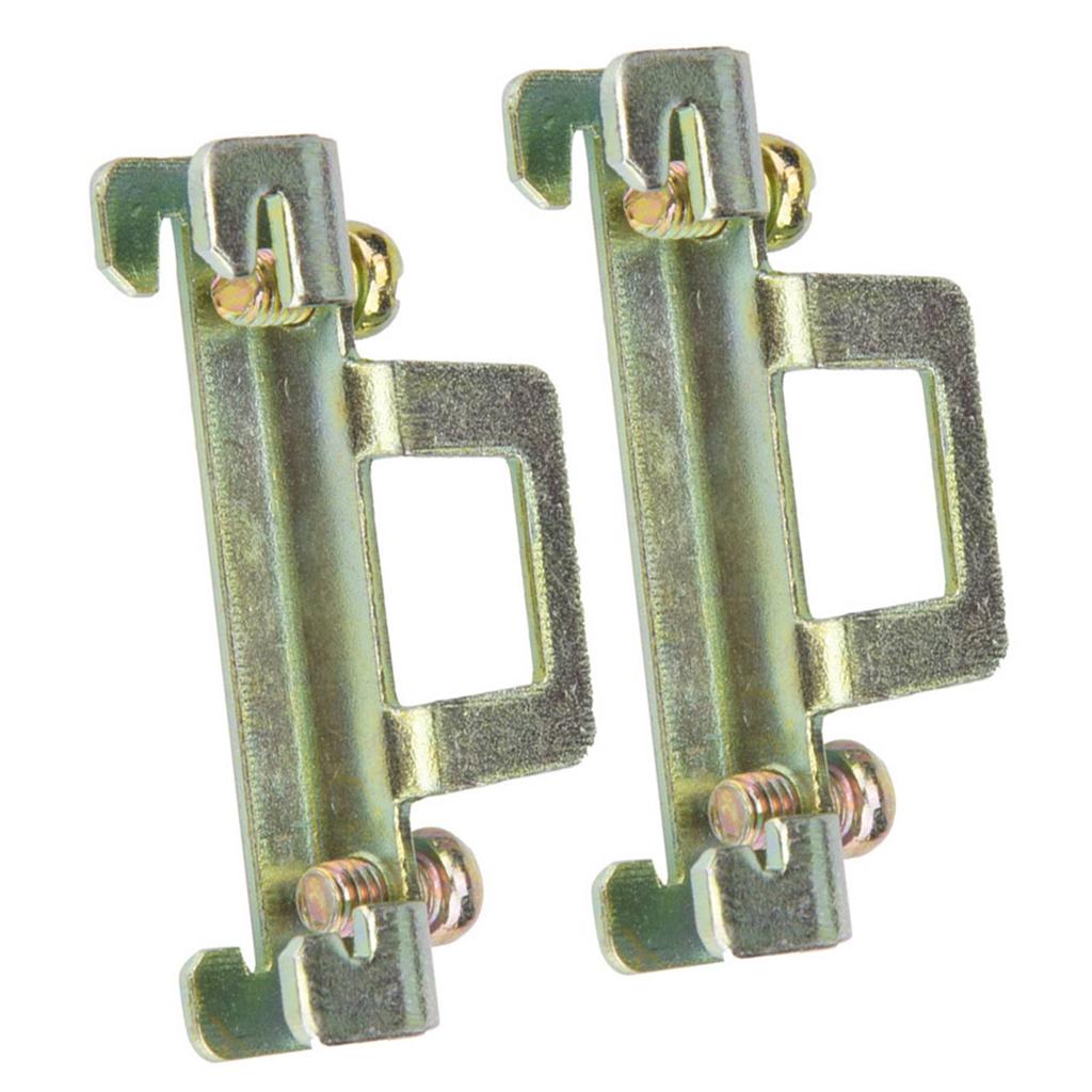10pcs Fixed Clamp Fasten Clip for 35mm DIN Rail (Metal Model 11)