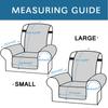 Фиксированный чехол для кресла с защелкой, водоотталкивающий замшевый чехол для собаки, детского дивана, коврик для дивана, чехлы для мебели для гостиной, защитный чехол