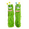 1 Pair Cartoon Socks Funny Expression Decoration Animal Big Eyes Thick Fuzzy Plush Warmth Retention Fall Winter Floor Socks Holiday Gift