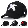 Унисекс Бейсболки-сетки с вышивкой буквы X Весенние и летние уличные регулируемые повседневные шляпы Солнцезащитная шляпа