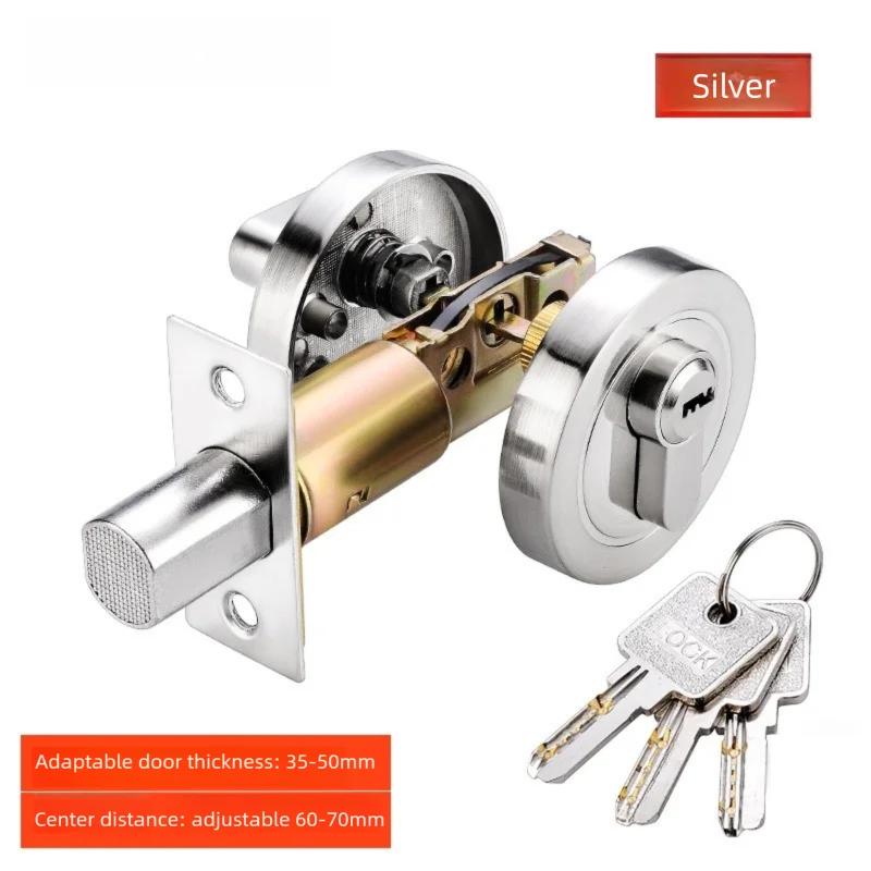 Concealed Wooden Door Locks Single Double-Sided Home Security Privacy Latches for Bedroom Hallway Auxiliary Hidden Door