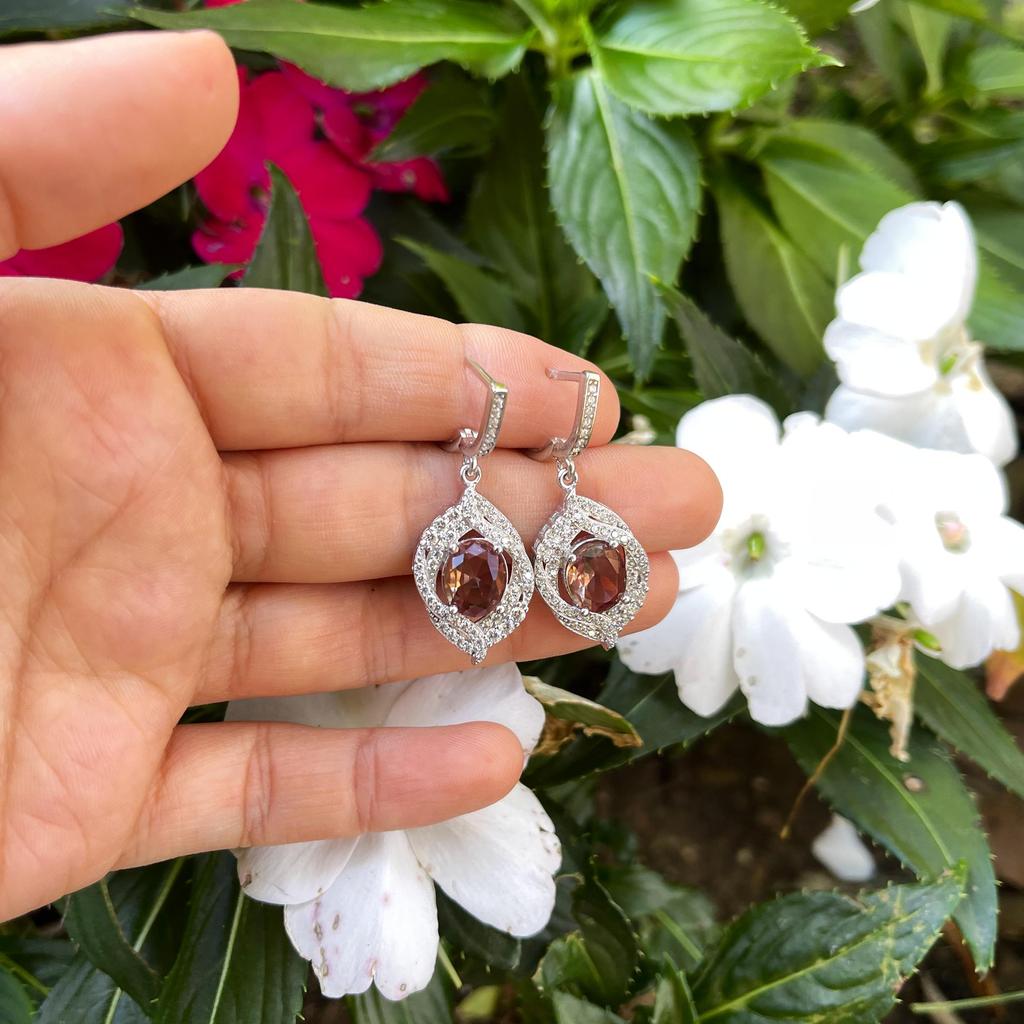 Unique Design Zultanite Silver Earring, Sultanite Earring, Color Change  Zultanite Stone Silver Earring, Dangling Earring