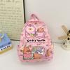 Thickened Cartoon Animal Daypack Nylon Large Capacity School Bag Capybara Backpack  Friends