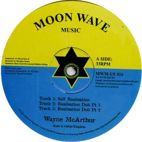 12-дюймовая пластинка WAYNE MCARTHUR - Self Realisation; (Дуб Часть 1); (Du MWMUS016 Moon Wave 2011 UK Регги, Ска и Даб Б/у