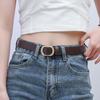 Versatile Leather Belt Casual Trouser Dress Belts Fashion Thin Waist Strap