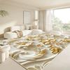 Modern White Large Carpet for Living Room Luxury Gold Rug Home Decoration Bedroom Mat Bedside Soft Non-slip 200x300 Carpets