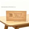 Reserved Seat & No Smoking Wooden Sign - Disinfected & Notice Markers