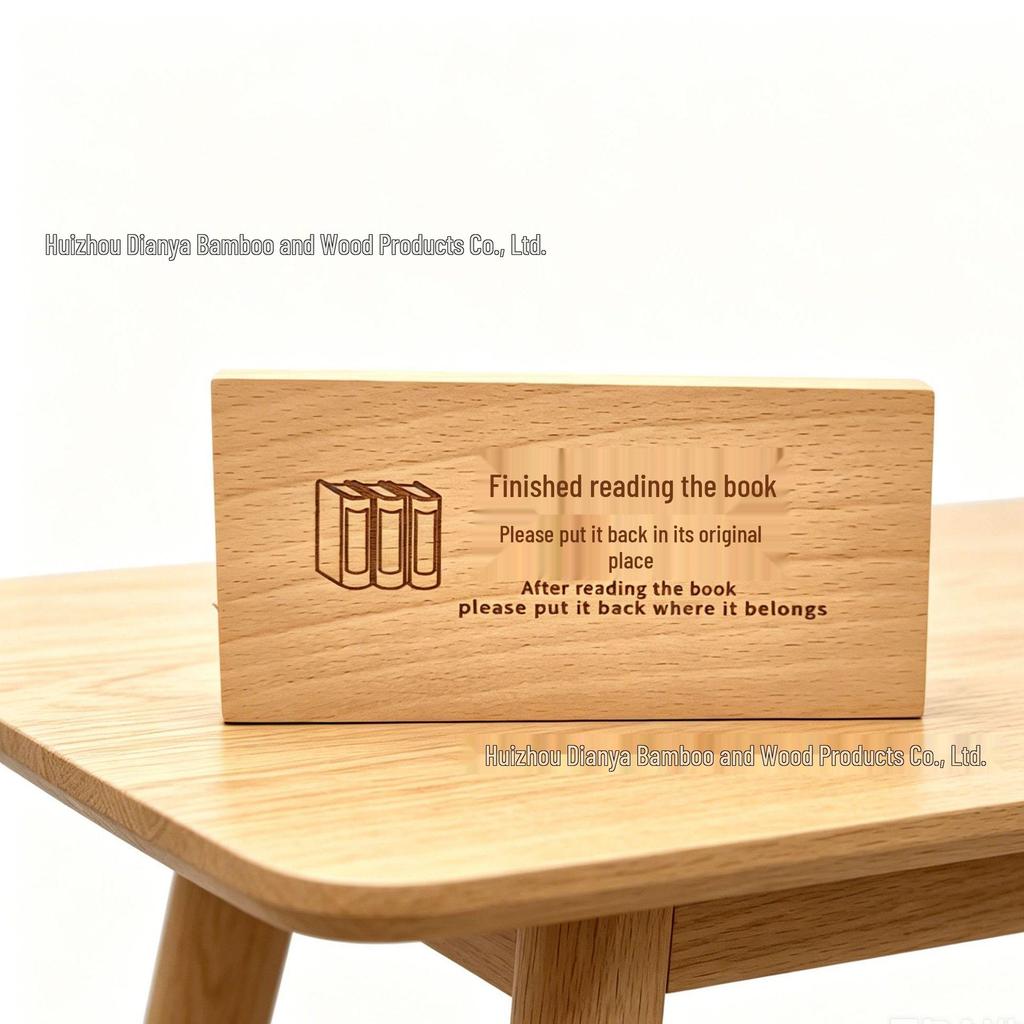 Reserved Seat & No Smoking Wooden Sign - Disinfected & Notice Markers