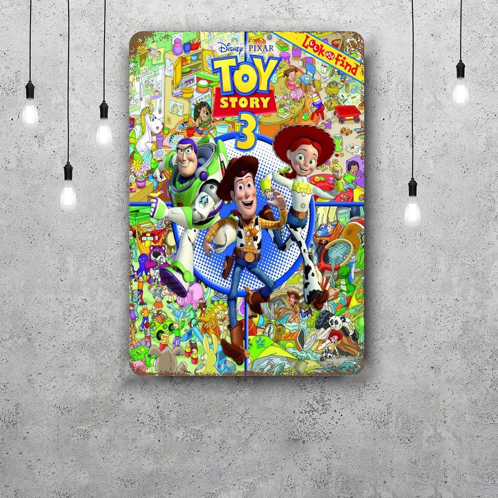 MINISO The Pixar Story Funny Bar Metal Sign, Retro Plaque, Vintage Sign, Alcohol Drinker, Pub, Club, Kitchen Wall Decoration