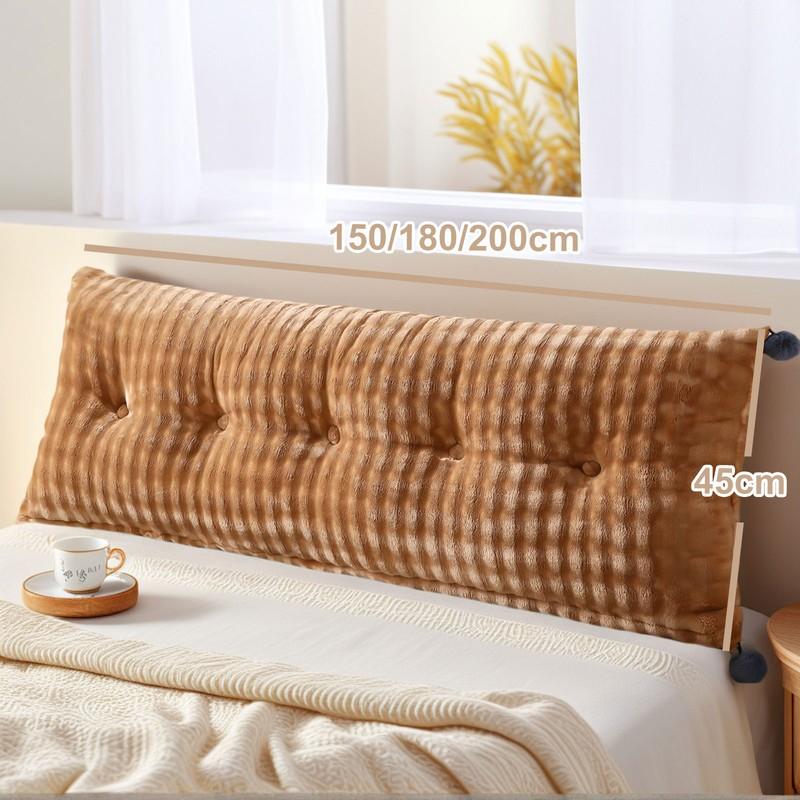 Removable Headboard Reading Cushion, Plush Back Cushion, Wedge Cushion For Bed & Sofa