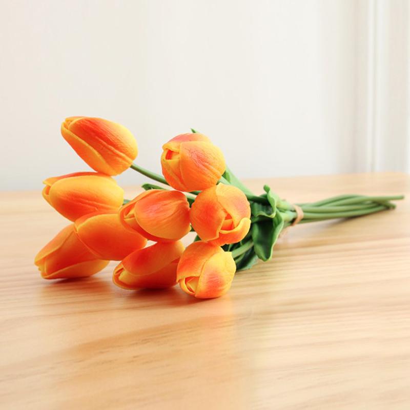 Только 1 шт. искусственные цветы тюльпана, искусственный букет, настоящее прикосновение, домашний декор для свадебной вечеринки