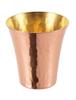Asahi Chilled Sake Cup, 65ml, with a Pure Copper Interior, Made In Japan. Thermal Conductivity 25 Times Greater Than Stainless Steel. Chills Well,