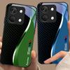 Креативный изогнутый чехол для OnePlus Nord 3 5 6T 7 Pro 8 12 10T Reno8 Lite 5G 10R Nord N30 Твердый чехол из закаленного стекла для телефона Черный