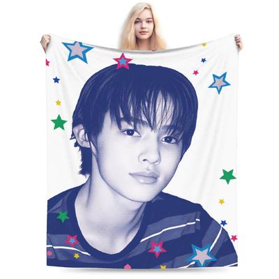 Seonghyeon Cortis Kpop Boy Band K-Pop Фланелевые одеяла Зима Супер теплое плед для студентов Постельное покрывало Покрывало для дивана-кровати