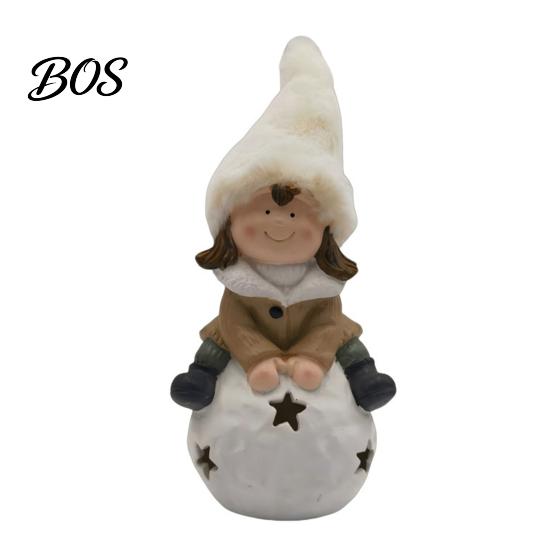 Holiday Night Lights for Home Christmas Luminous Ornament, Durable Resin with Warm LED Light Design, Festive Figurines Add Atmosphere Figurine