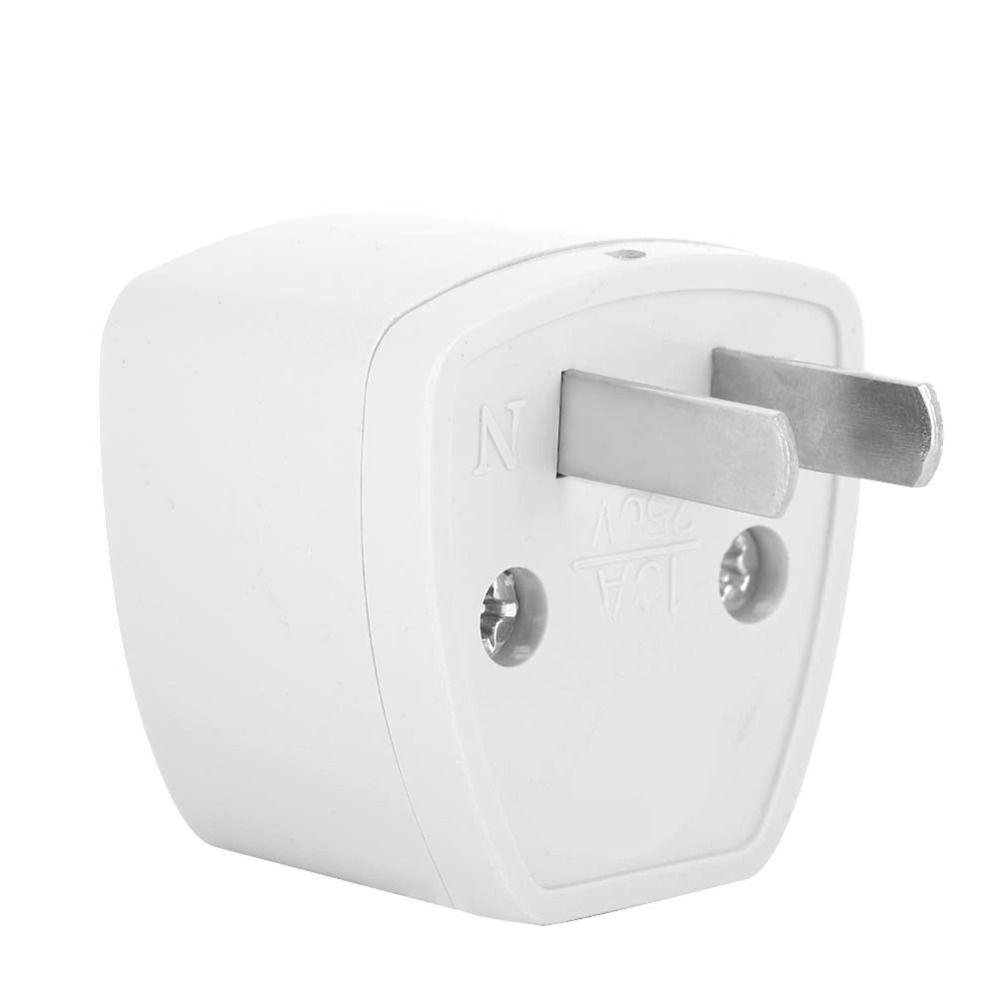 2 Pin US Plug Converter Adapter White Power Socket Converter for Phones Household Appliances