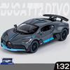 1/32 масштаб Bugatti Divo, литая под давлением модель автомобиля, игрушечный автомобиль с откатным механизмом, звуком и светом для детей, коллекция подарков для мальчиков и девочек