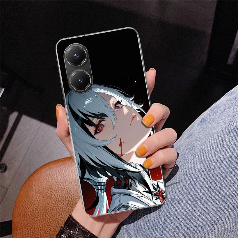 Чехол для телефона Arlecchino Genshin Impact для Xiaomi Poco X7 X6 X5 Pro F7 Ultra Redmi 15C 15 13C 13 12C 12 10 10A 10C 9 9A 9C 9T Cove